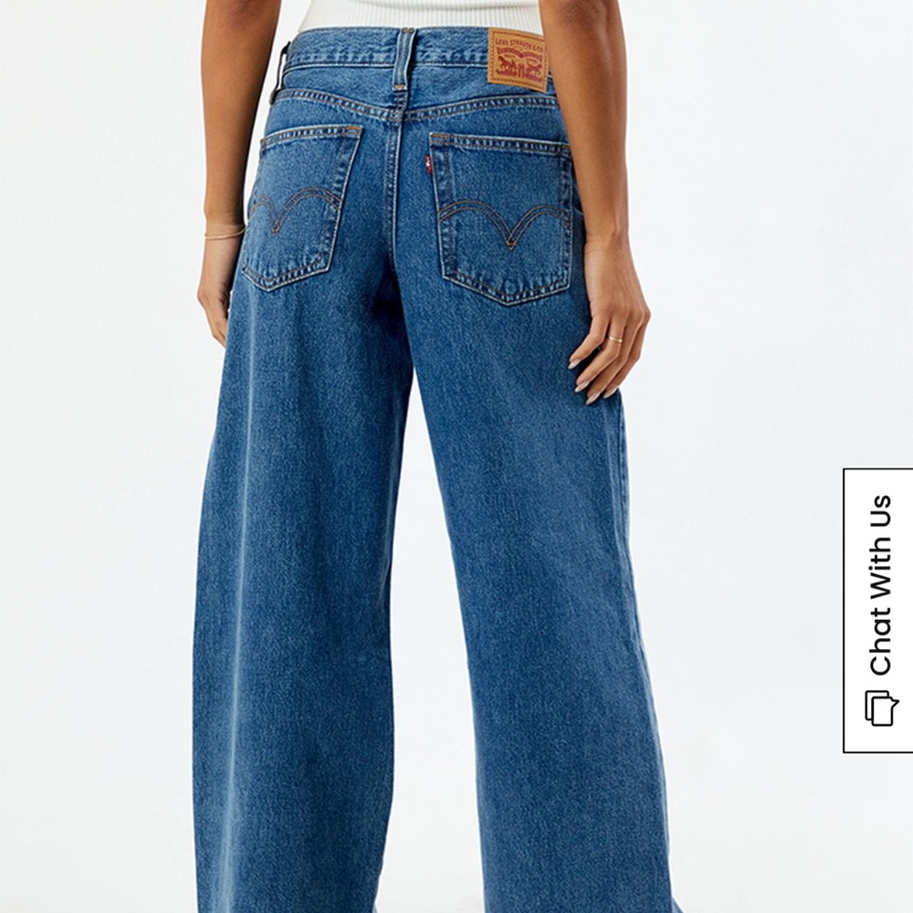 Levi's Dark Indigo '94 Baggy Wide Leg Jeans Size 27x31